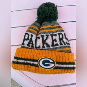 NFL New Era Green Bay Packers Winter Hat, One size fits all.